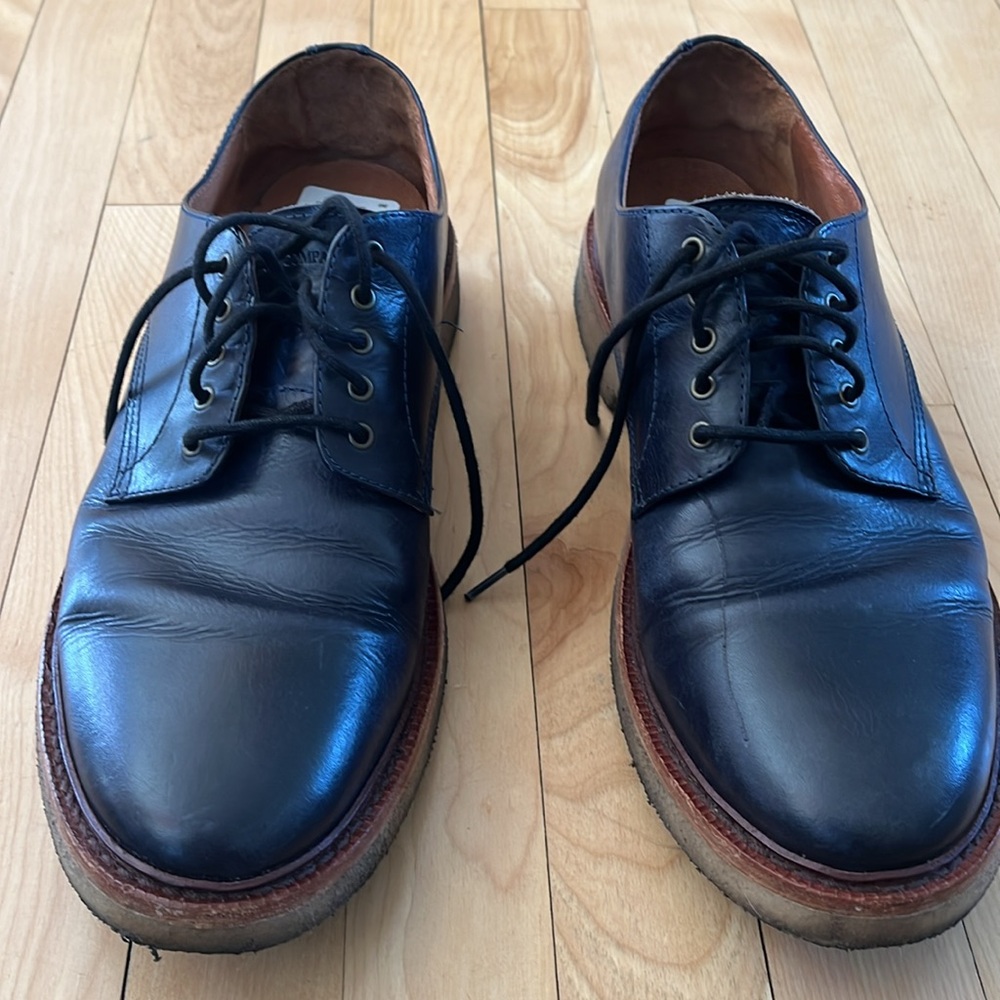 Frye Men's James Crepe lace Oxford shoes, 11.5